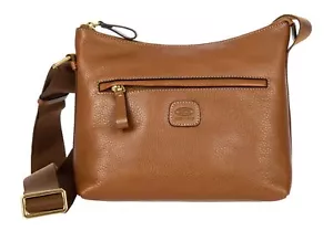 Borsa a tracolla BRIC'S Life Pelle Martina S borsa a tracolla borsa leather marrone nuova - Foto 1 di 5