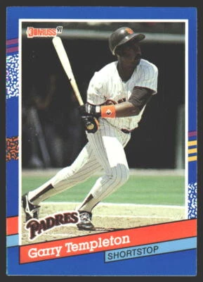 Garry Templeton #252c 1991 Donruss San Diego Padres - Image 1 of 2