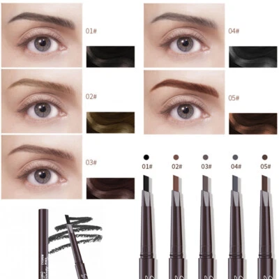 Waterproof Liner Eyebrow PENCIL & BRUSH - Triangle Eyebrow Pen 5 colour - Image 1 of 4