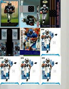 Colección DeAngelo Williams 192 cartas 108 cartas diferentes alto valor Beckett $197 - Imagen 1 de 3