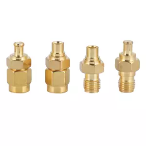 4-teiliger MCX-zu-SMA-Adapteranschluss Messing-MCX-zu-SMA-Adapter Aus - Bild 1 von 7