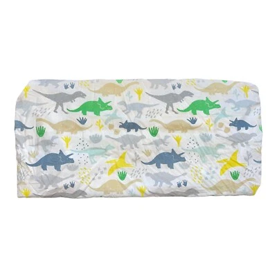 Land of Nod Dinosaur Fitted Toddler Baby Crib sheet HTF - Image 1 of 4