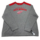 Nwt Detroit Red Wings Crewneck Sweatshirt 2Xl Pullover Gray Nhl Hockey Mens