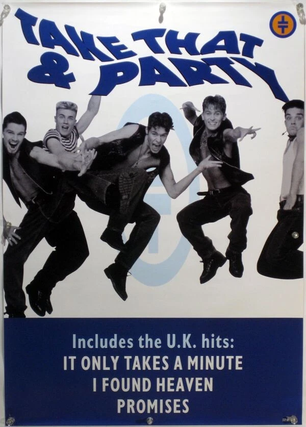 Take That / Take That & Party 1992 Japan Original Promo Poster B2 20x28inch - Image 1 of 1
