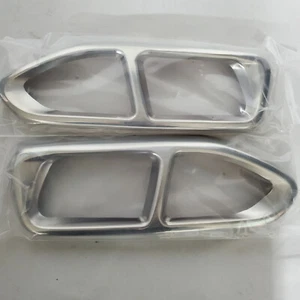 Yiwang 304 Stainless Steel Exhaust Tail Pipe Trim For BMW 7 Series G11/12 16-19 - Imagen 1 de 6