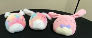 Kellytoys Squishmallows 5"  set of 3 Rabbits one with tag - Picture 1 of 5