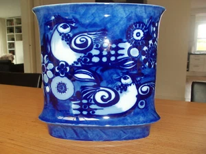 Rosenthal studio-linie - Björn Wiinblad - Vase - Taube blauer Vogel, Kobalt blau - Bild 1 von 6