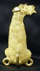 IRISH TERRIER Hook in Bronze