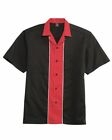 Hilton Quest Retro Bowling Shirt Mens Size S-3XL "Kingpin" Movie Star Camp Shirt