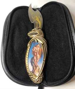 Franklin Mint KNIGHTSTONE Collections Knife - Boris Vallejo EMPRESS OF DESIRE - Picture 1 of 14