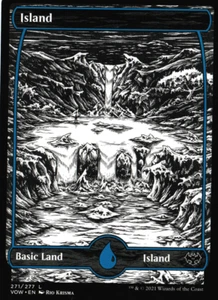Full Art Island - MTG - Playset of 4 - VOW 271/277 - Foto 1 di 2