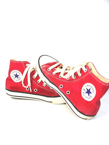 Converse Chuck Taylor All Star Red Sz 2Y & 3.5/4 Women High Top Sneakers