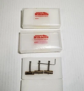 2 Pks Of 3ct Ea. Wilkinson Telecaster Brass Bridge 10.8mm 6 Ct Total NEW - Picture 1 of 3