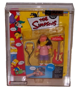 The Simpsons Otto Actionfigur Serie 3 Playmates AFA Graded 70 EX+ 2000 - Bild 1 von 4