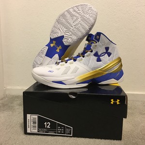 under armour white and gold shoes