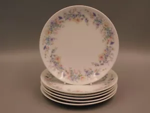 SET OF SIX WEDGWOOD ANGELA SMOOTH EDGE 6 5/8" SIDE PLATES. - Picture 1 of 2
