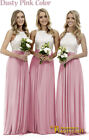 New Long Chiffon Lace Evening Party Ball Gown Formal Prom Bridesmaid Dress 4~26