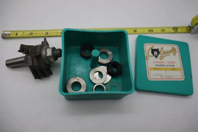 GRIZZLY Carbide Tipped Cutter Shaper G1562  2.5” Radius stacked NOS free ship B - Image 1 of 4