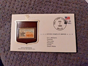 USA FIRST DAY COVER 1983 HISTORIC STAMPS OF AMERICA RANGE CONSERVATION - Picture 1 of 2