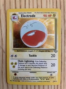 Pokémon TCG Electrode 2/64 Holo Rare Moderately Played Jungle Base Set Pokemon - Picture 1 of 2