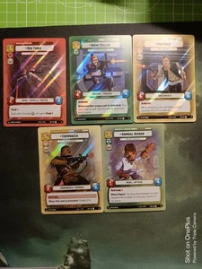 5x Sector Qualifier Promos - SQ - Han Solo Chewbacca Red Three Ackbar - SWU - Picture 1 of 2