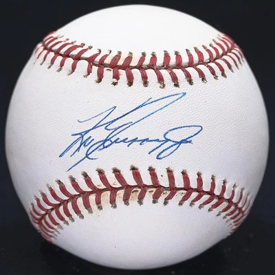 Ken Griffey Jr. Signed Official American League Baseball 1990s JSA COA #CI52666 - Image 1 of 4