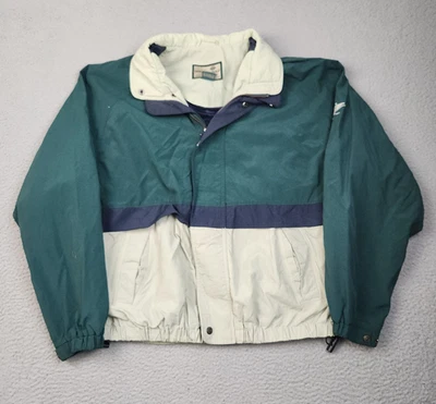 Dockers Soft Shell Golf Outerwear Jacket Men's Large Full Zip Windbreaker Beige - Image 1 of 4