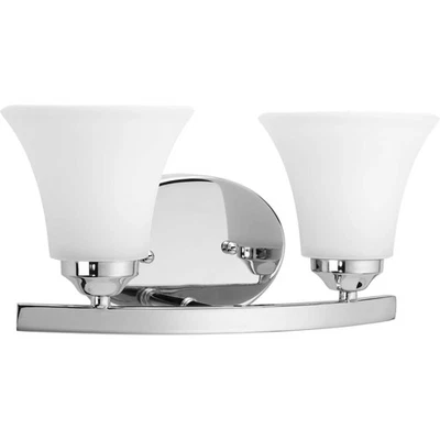 Progress Lighting P2009 Adorn 2 Light 13-1/4"W Bathroom Vanity - Chrome - Image 1 of 4