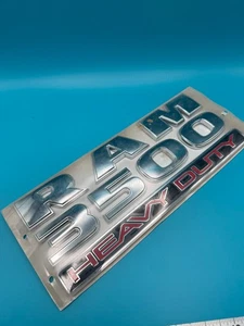 OEM 2013 - 2018 Dodge Ram 3500 HEAVY DUTY Emblem Nameplate Badge 68140350AC - Picture 1 of 4