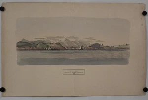 RIO DE JANEIRO BRAZIL 1850ca AFTER CHAMBERLAIN UNUSUAL ANTIQUE CITY VIEW - Picture 1 of 1