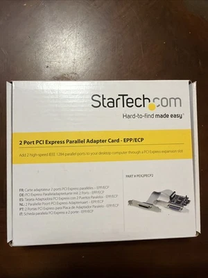 Tarjeta adaptadora paralela StarTech PCI Express de 2 puertos Foto 1 de 2