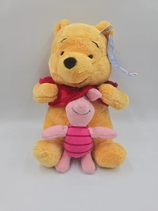 Peluche Winnie the Pooh Abrazando Piglet Walt Disney World 14” Alto Nuevo Con Etiquetas - Imagen 1 de 11