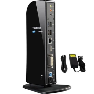 Toshiba Dynadock U3 Usb 3.0 Universal Dockingstation Hdmi Lan D Generalüberholt - Bild 1 von 6