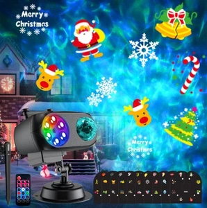 Christmas Halloween Projector Lights Outdoor, 2-in-1 Holiday LED Projection L... - Picture 1 of 7