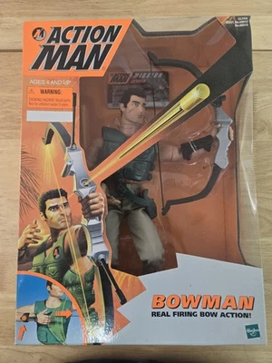 1999 Hasbro Action Man Bowman 12" Figure With Real Firing Bow Action Sealed - Image 1 of 4