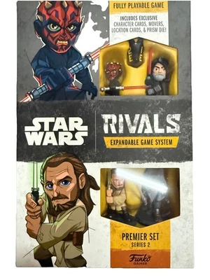 Funko Star Wars Rivals Series 2 Premier Set Maul, Baylon, Qui-Gon Jinn, Ahsoka  - Imagem 1 de 4
