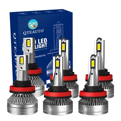 H8/H9/H11 LED High Beam Low Beam Fog Light 140W For 2022 Jeep Grand Cherokee WK - Image 1 of 4