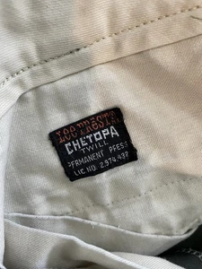 Vtg 70s Lee Prest Chetopa Twill Pants Mens 30x28 Green Workwear Union Made USA - Picture 1 of 10