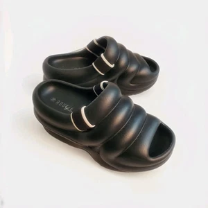 Rouge Helium Sandals Women's Casual Strap Sandals Black Size 10 - Picture 1 of 8