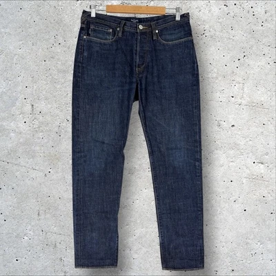 Pantalones de mezclilla Paul Smith para hombre talla 32 31 azul pierna recta botón mosca Foto 1 de 4