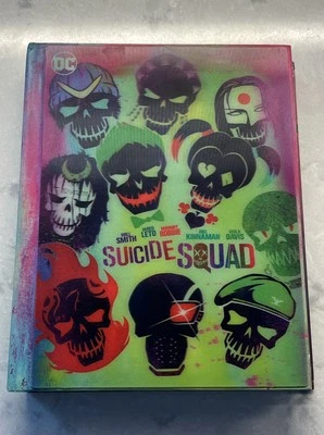 Suicide Squad Blu-ray DVD, 2016, 3-Disc Set Target Exclusive Lenticular TESTED - Image 1 of 4