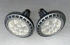 PAR30 Indoor/Outdoor Natural White 11W LED Light Bulbs 120V Set of 2 - Picture 1 of 9