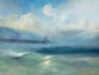 Ocean Breeze, Seascape oil Painting, Original, Handmade Artwork, Museum quality