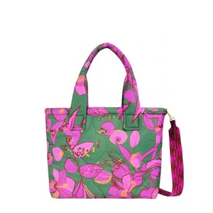 Oilily Heidi Handbag Sketchy Flower Forest Green - Picture 1 of 4