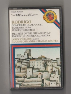 John Williams – Rodrigo: Concierto De Aranjuez Cassette 1987 CBS Classical - Image 1 of 4