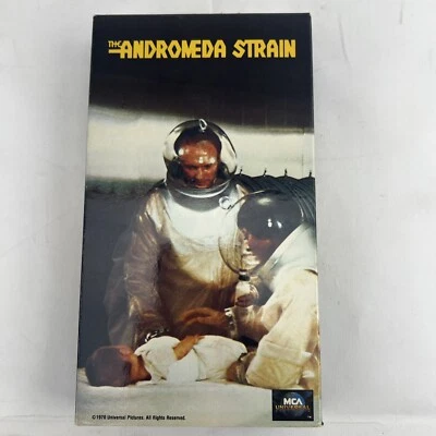 The Andromeda Strain 1971 VHS Sci fi Thriller Arthur Hill David Wayne 1990 - Image 1 of 3