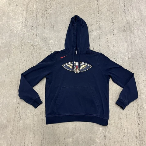 New Orleans Pelicans Nike Hoodie Size Medium 913061-419 Navy Blue NBA Cover