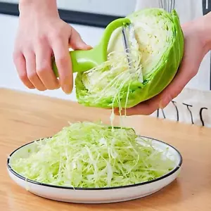 Herramientas de cocina pelador boca ancha verduras frutas acero inoxidable cuchillo repollo G - Imagen 1 de 6