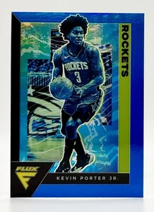 Panini Flux Blue Prizm #62 2020-21 Kevin Porter Jr. Houston Rockets - Imagen 1 de 2