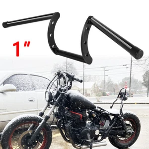 1" Motorcycle Z Bar Handlebar For Honda CMX 125 450 500 1100 Rebel Bobber Custom - Picture 1 of 9